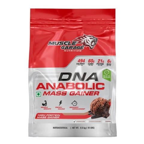 1 - Muscle Garage DNA Anabolic Mass Gainer,  10 lb  Chocolate 