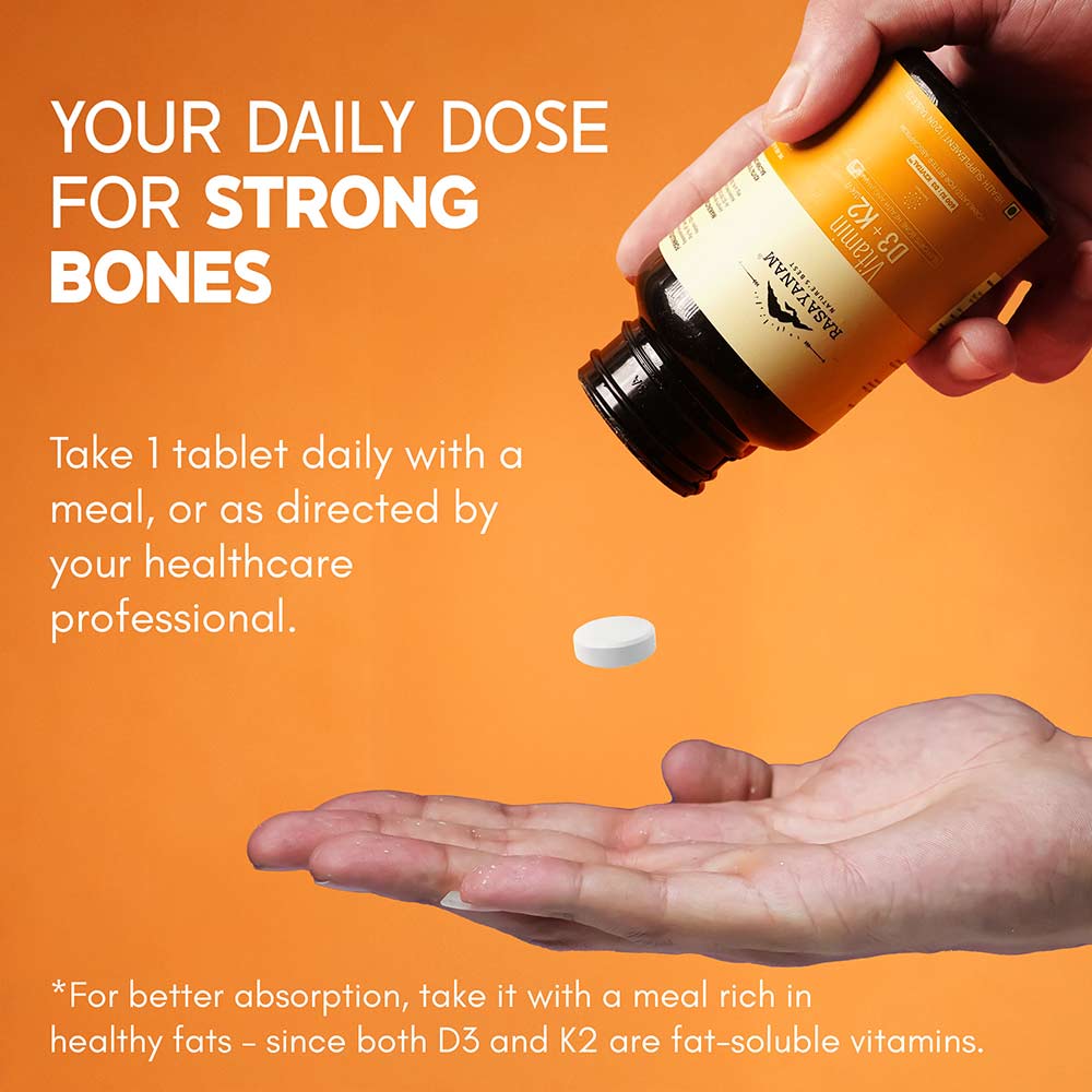 7 - Rasayanam Vitamin D3 K2 (MK-7),  120 tablet(s)  Unflavoured 