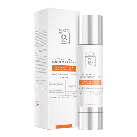 1 - VLCC Clinic Ultra Protect Sunscreen,  50 g  SPF 50 PA++++ 