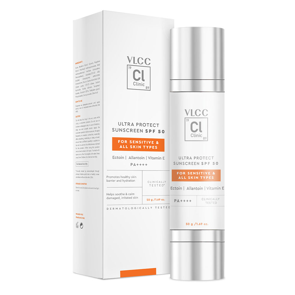 1 - VLCC Clinic Ultra Protect Sunscreen,  50 g  SPF 50 PA++++ 