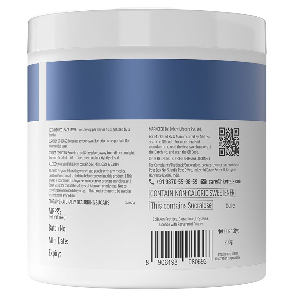 11 - HealthKart HK Vitals Collagen for Men,  200 g  Lemon
