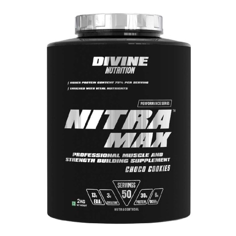 1 - Divine Nutrition Performance Series Nitramax,  4.4 lb  Choco Cookies 