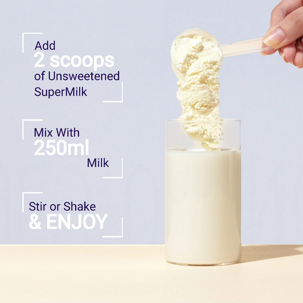 7 - Supermilk Personalized Protein and Nutrition Drink Mix for 2-6 y Girl Overall Growth,  300 g  Creamy Vanilla  2-6 Yrs  Boy/Girl  Overall Growth