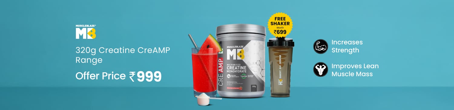 Creatine 320g Range | Free Shaker | Offer Price - 999