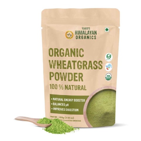 1 - Vlado's Himalayan Organics Organic Wheatgrass Powder,  100 g 