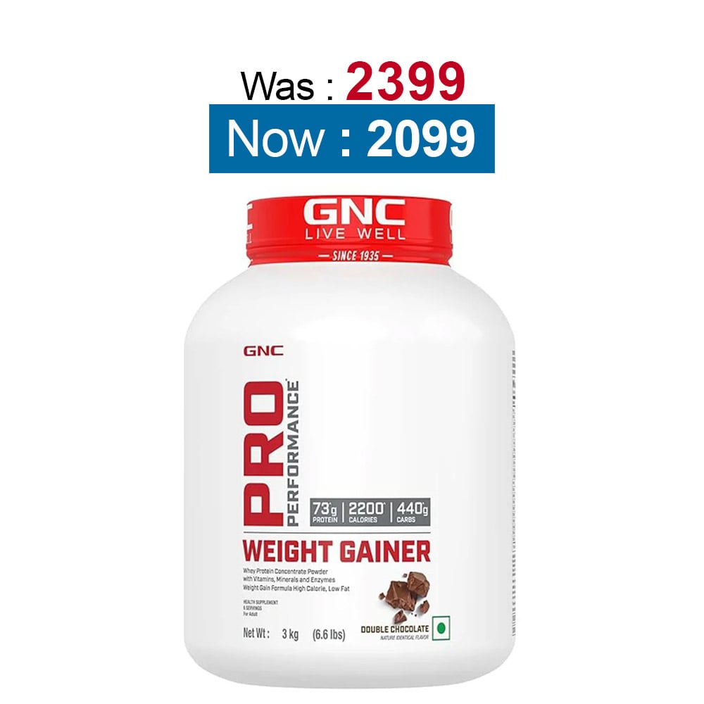 GNC Pro Performance Weight Gainer,  6.6 lb  Double Chocolate 