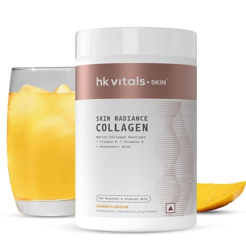 2 - HealthKart HK Vitals Skin Radiance Collagen,  400 g  Mango 