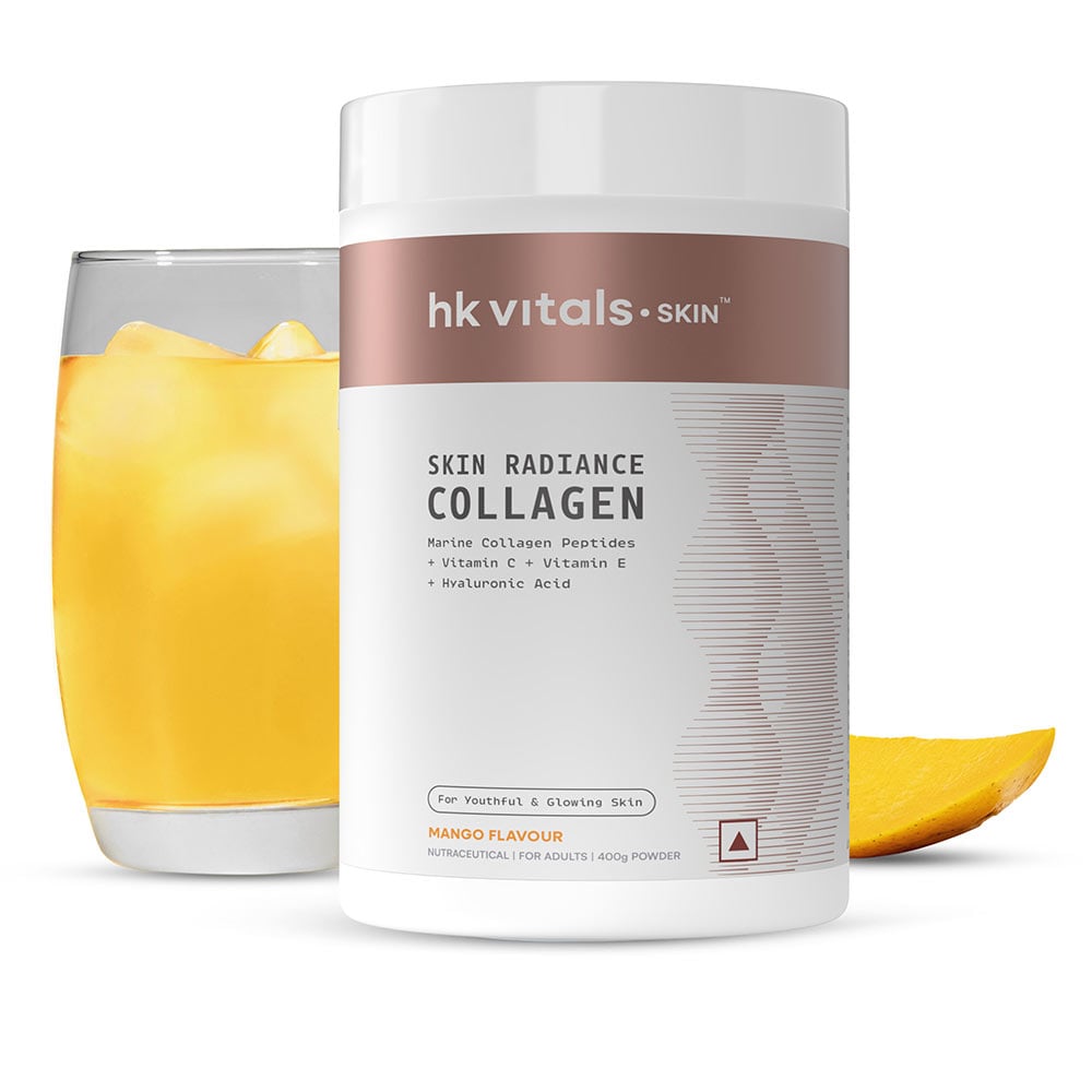 2 - HealthKart HK Vitals Skin Radiance Collagen,  400 g  Mango 