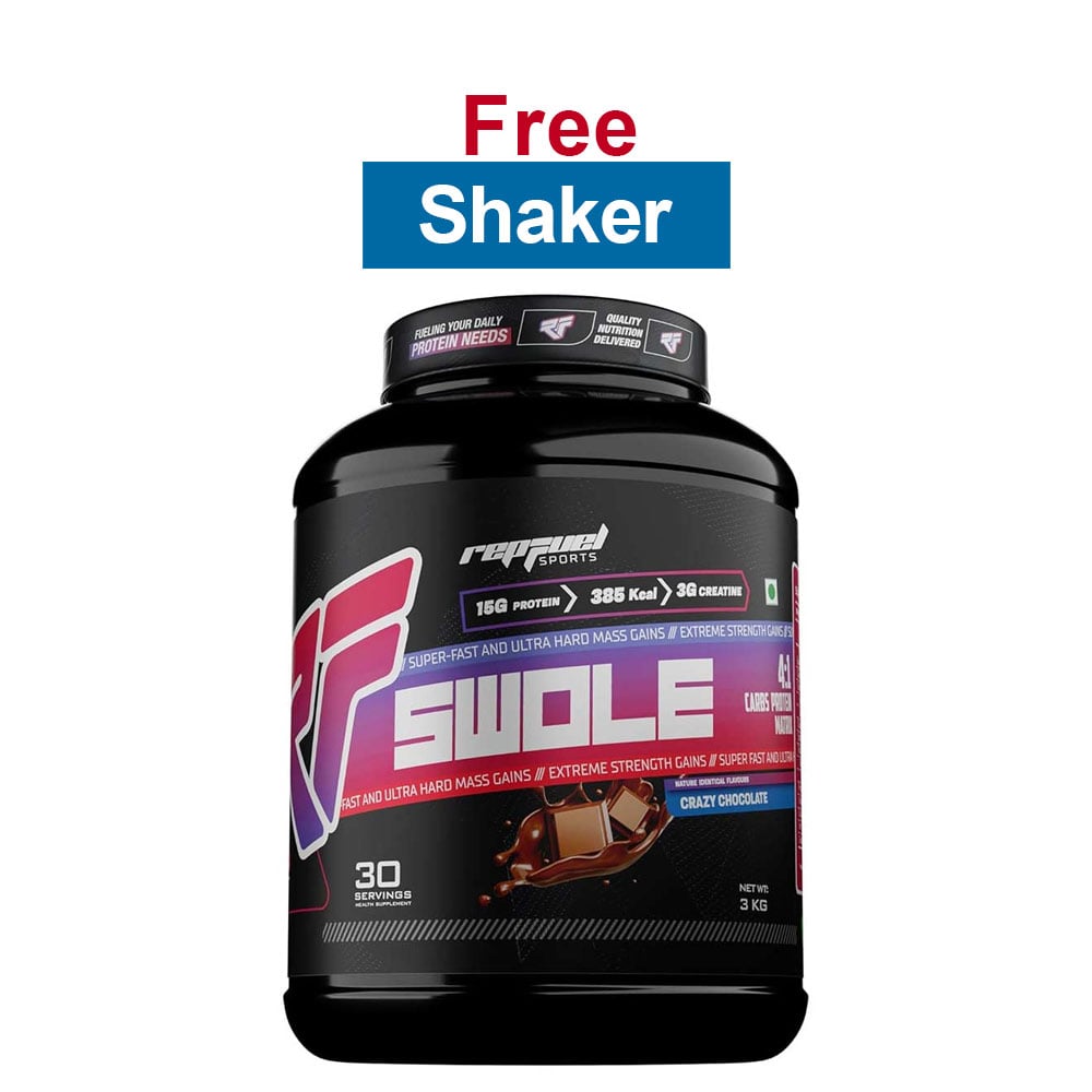 Repfuel Sports Swole Mass Gainer,  6.6 lb  Crazy Chocolate 