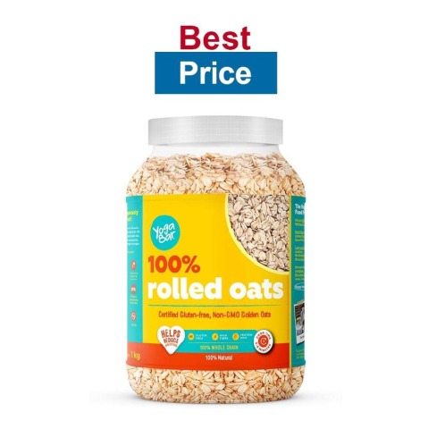 Yogabar 100% Rolled Oats,  1 kg  Unflavoured 