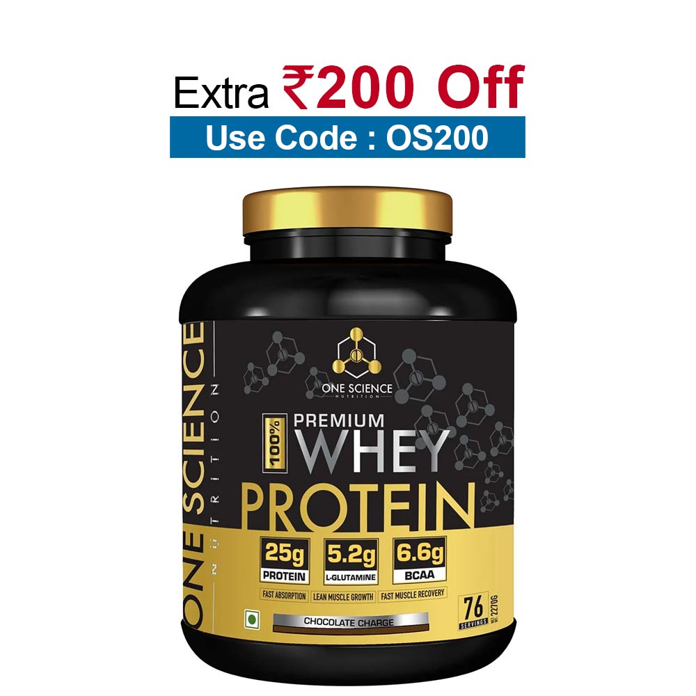 One Science 100% Premium Whey Protein,  5 lb  Chocolate Charge 