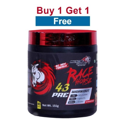 Muscle Garage Race Horse Pre Workout,  0.33 lb  Fruit Punch 