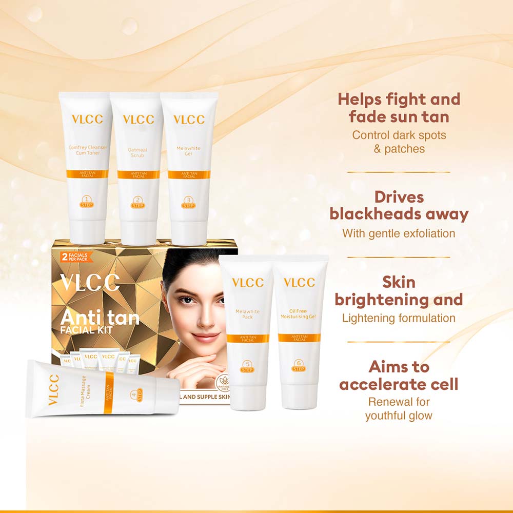 11 - VLCC Single Facial Kit,  60 g  Anti Tan 