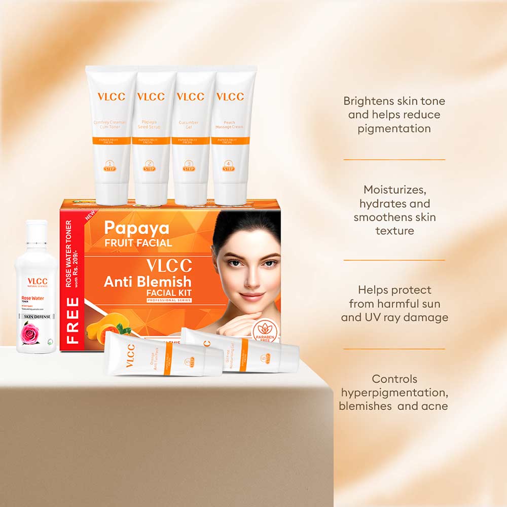 2 - VLCC Salon Series Facial Kit,  300 g  Papaya Fruit 