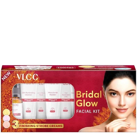 3 - VLCC Bridal Glow Facial Kit,  49 g  for All Skin Types 