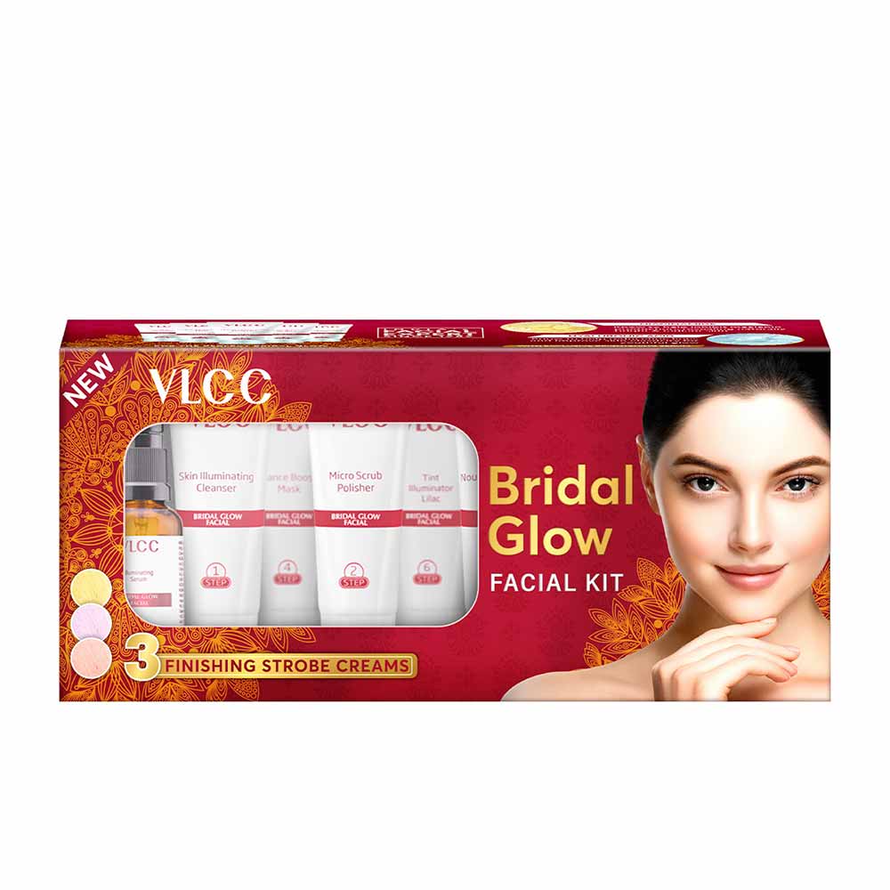 3 - VLCC Bridal Glow Facial Kit,  49 g  for All Skin Types 