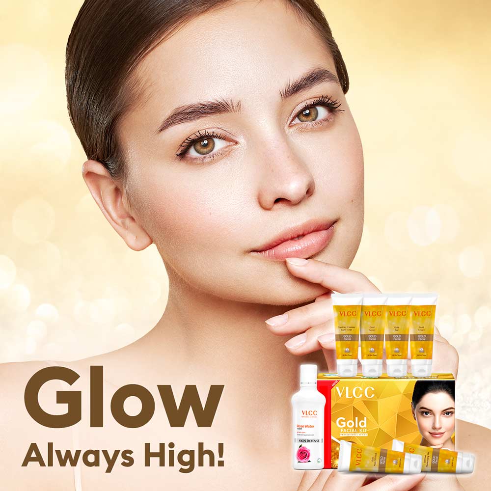 6 - VLCC Salon Series Facial Kit,  300 g  Gold 