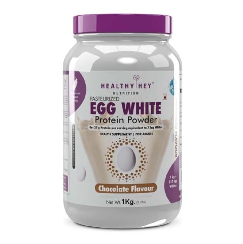 1 - HealthyHey Nutrition Egg White Protein Powder,  Chocolate  2.2 lb 