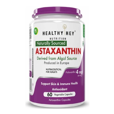 1 - HealthyHey Nutrition Astaxanthin,  60 capsules 