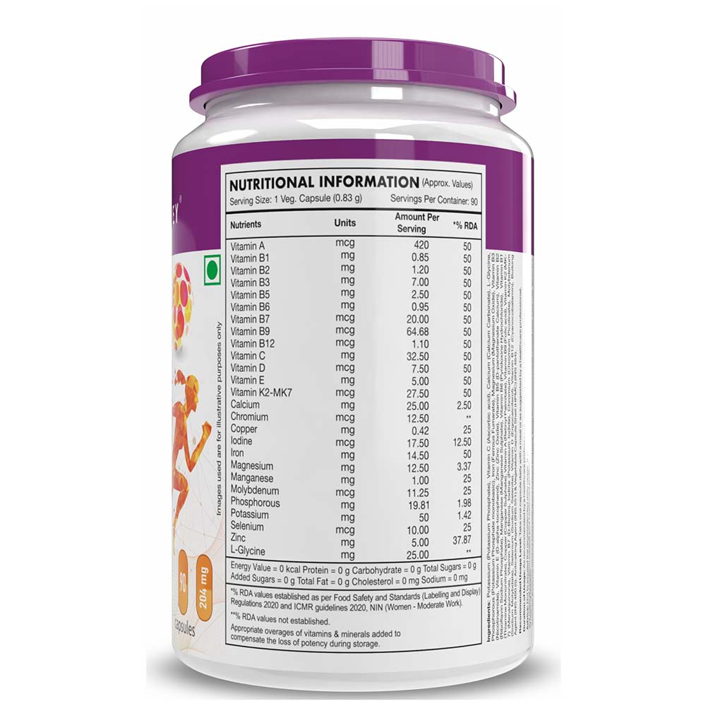3 - HealthyHey Nutrition MultiVit Daily for Women,  90 capsules  Unflavoured 
