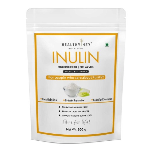 1 - HealthyHey Nutrition Inulin,  200 g  Unflavoured 