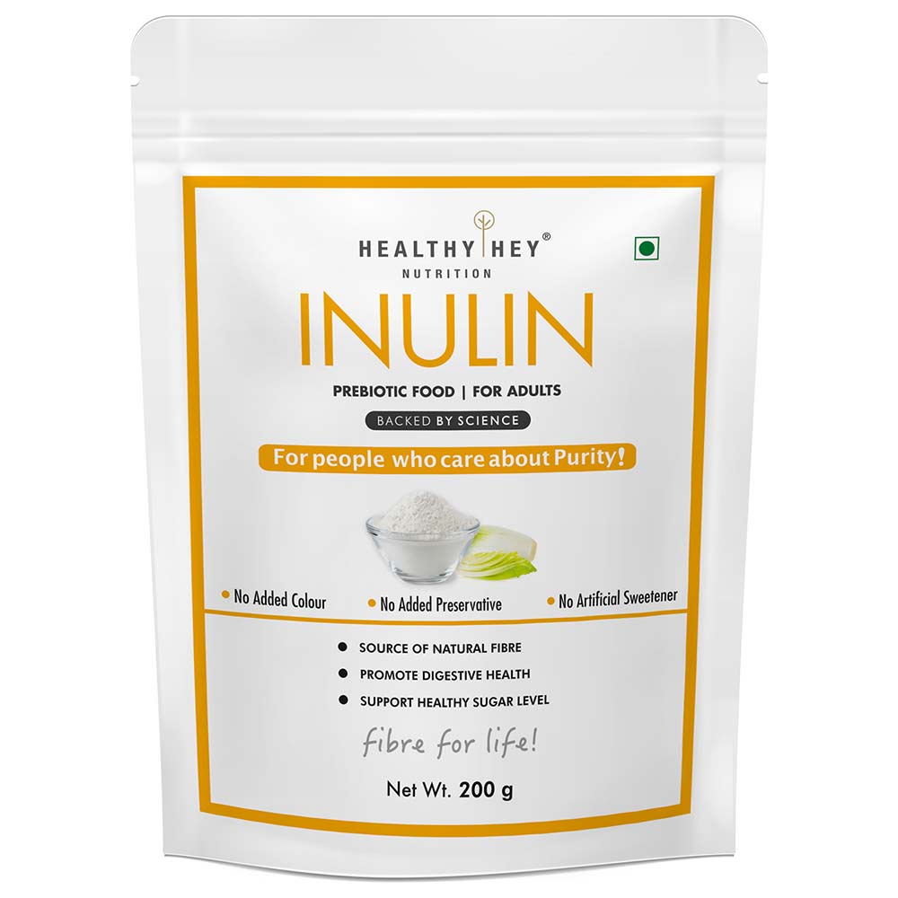 1 - HealthyHey Nutrition Inulin,  200 g  Unflavoured 