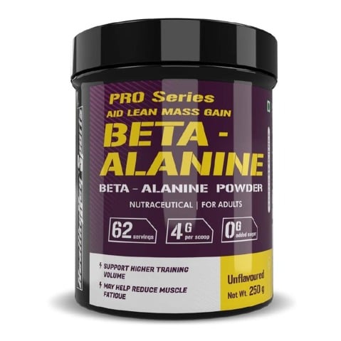 1 - HealthyHey Sports Beta Alanine Powder,  Unflavoured  0.55 lb 