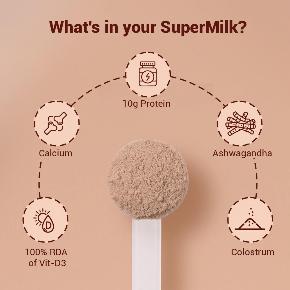 4 - Supermilk Height+ for Boy 7 to 12 years,  800 g  Double Chocolate  7-12 Yrs  Boy  Height+  With Unrefined Sugar