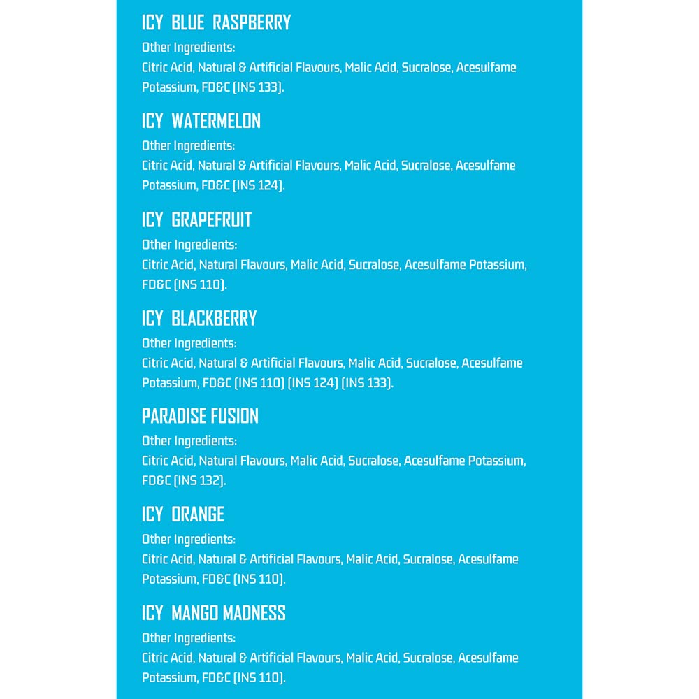 3 - Myfitness iBCAA-H2O,  0.66 lb  30 Servings  Icy Mango Madness 