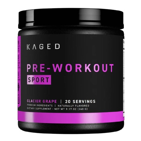 1 - Kaged Muscle Pre-Kaged Sport,  0.58 lb  Glacier Grape 