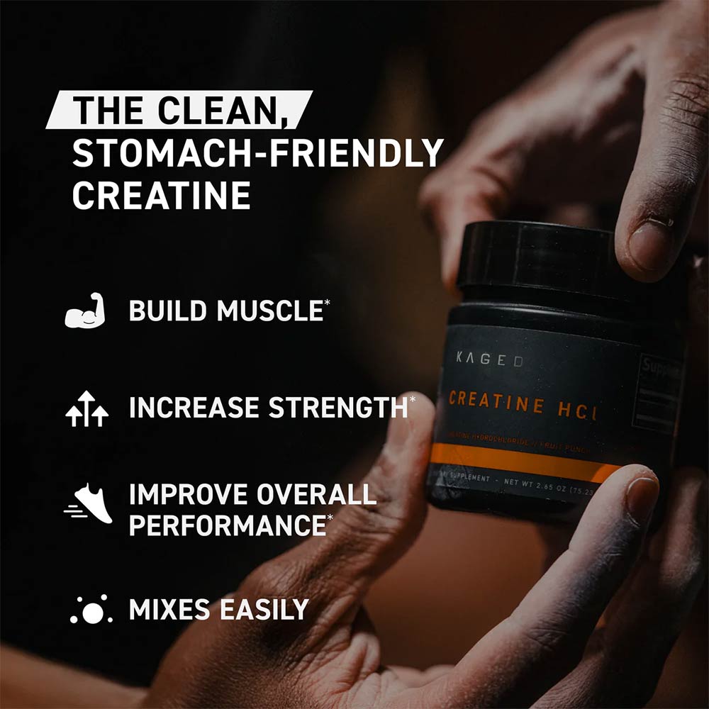 3 - Kaged Muscle C-HCl Creatine,  Lemon Lime  0.19 lb 