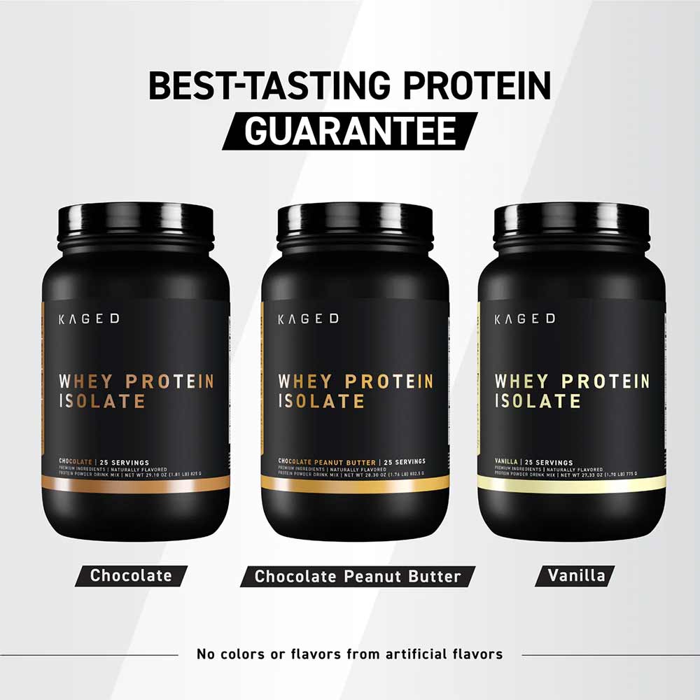 5 - Kaged Muscle Whey Protein Isolate,  3 lb  Chocolate Peanut Butter 