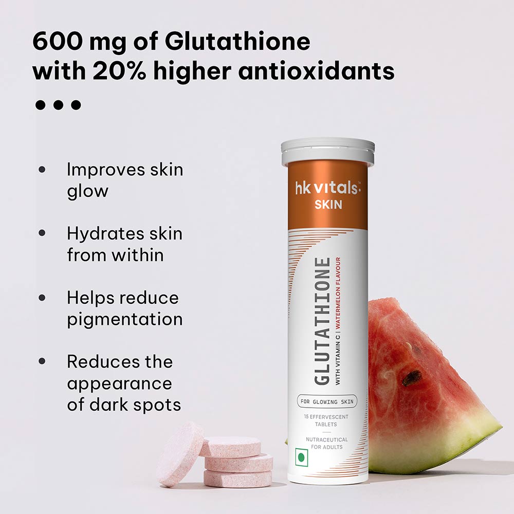 2 - HealthKart HK Vitals Glutathione Effervescent,  Watermelon  30 tablet(s)