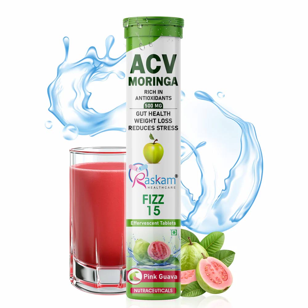 Raskam ACV Moringa, 15 tablet(s) Pink Guava