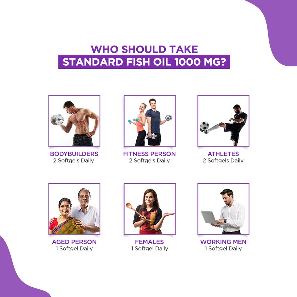 6 - Proquest Fish Oil 1000mg,  60 softgels 