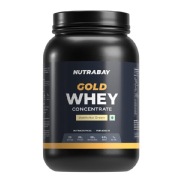 Nutrabay Gold Concentrate Whey Protein- 2.2 lb Vanilla Ice Cream