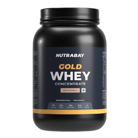 1 - Nutrabay Gold Concentrate Whey Protein,  2.2 lb  Cold Coffee 