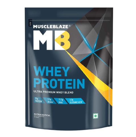 4 - MuscleBlaze Whey Protein, 2.2 lb Cookies and Cream
