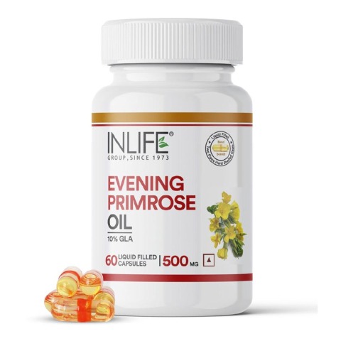 1 - INLIFE Evening Primrose Oil,  60 capsules 