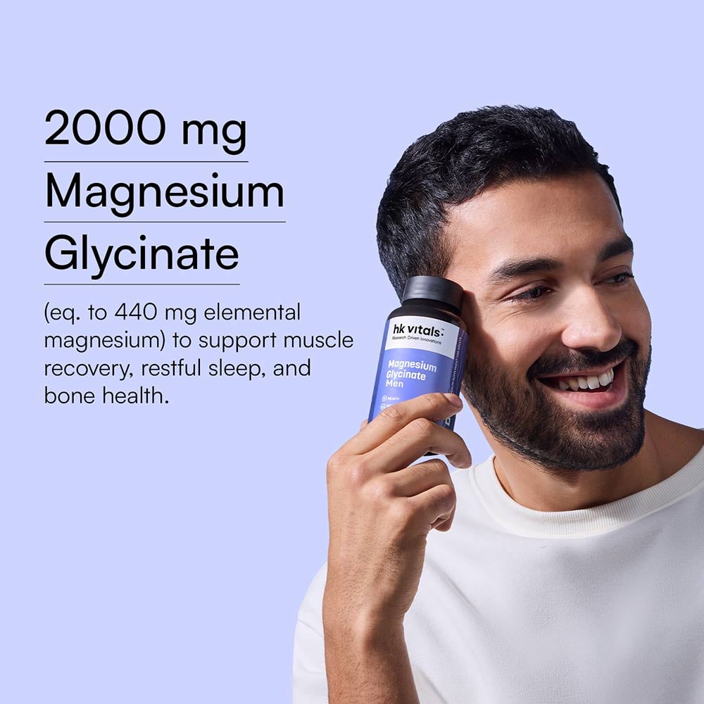3 - HK Vitals Magnesium Glycinate,  Men  120 tablet(s)