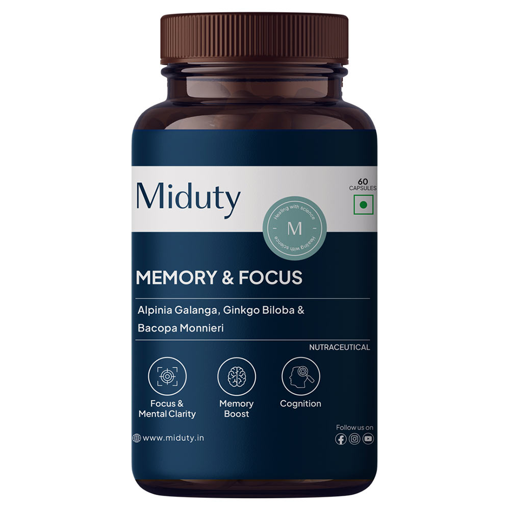 6 - Miduty Memory & Focus,  30 capsules 