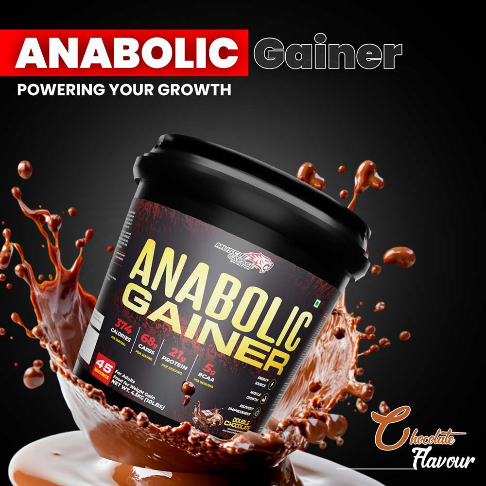 4 - Muscle Garage Anabolic Gainer,  9.92 lb  Choco Caramel 