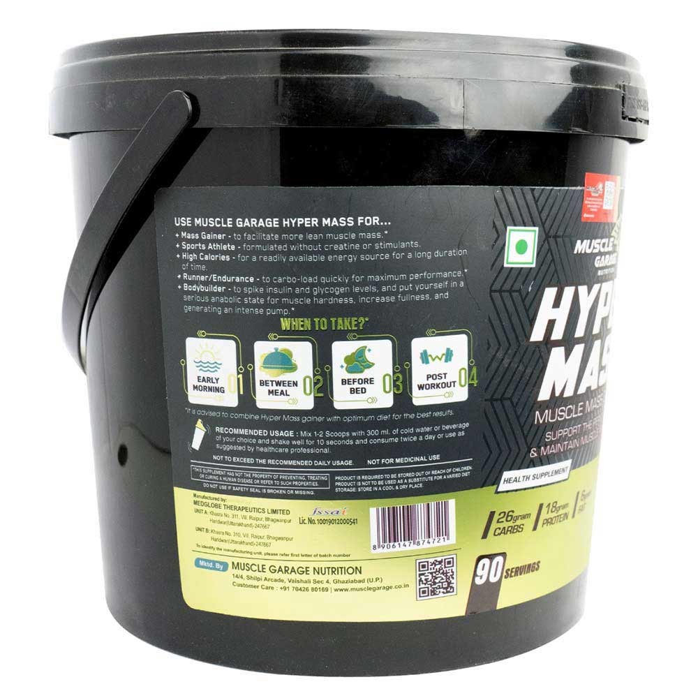 2 - Muscle Garage Hyper Mass Gainer,  9.92 lb  Chocolate 