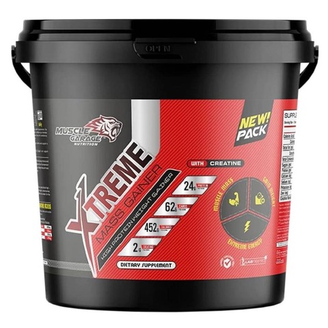 1 - Muscle Garage Xtreme Mass Gainer,  9.92 lb  Choco Caramel 