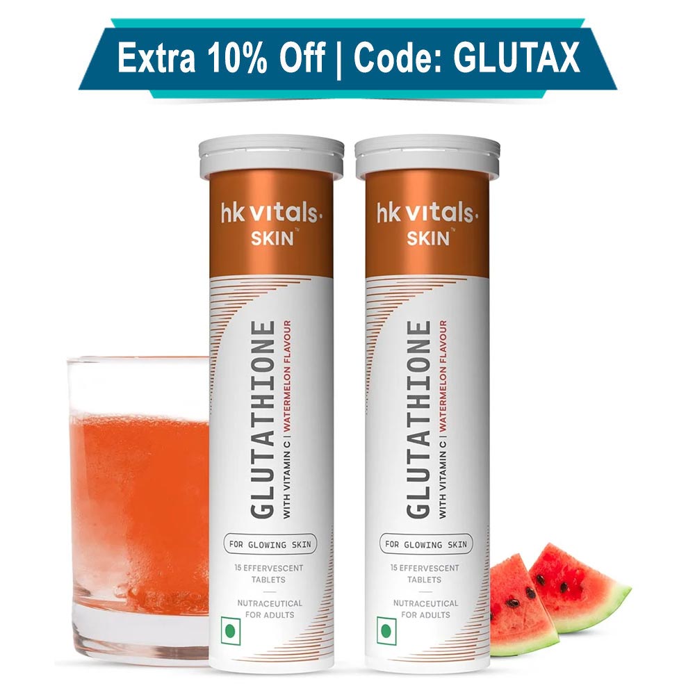 HealthKart HK Vitals Glutathione Effervescent, Watermelon 30 tablet(s)