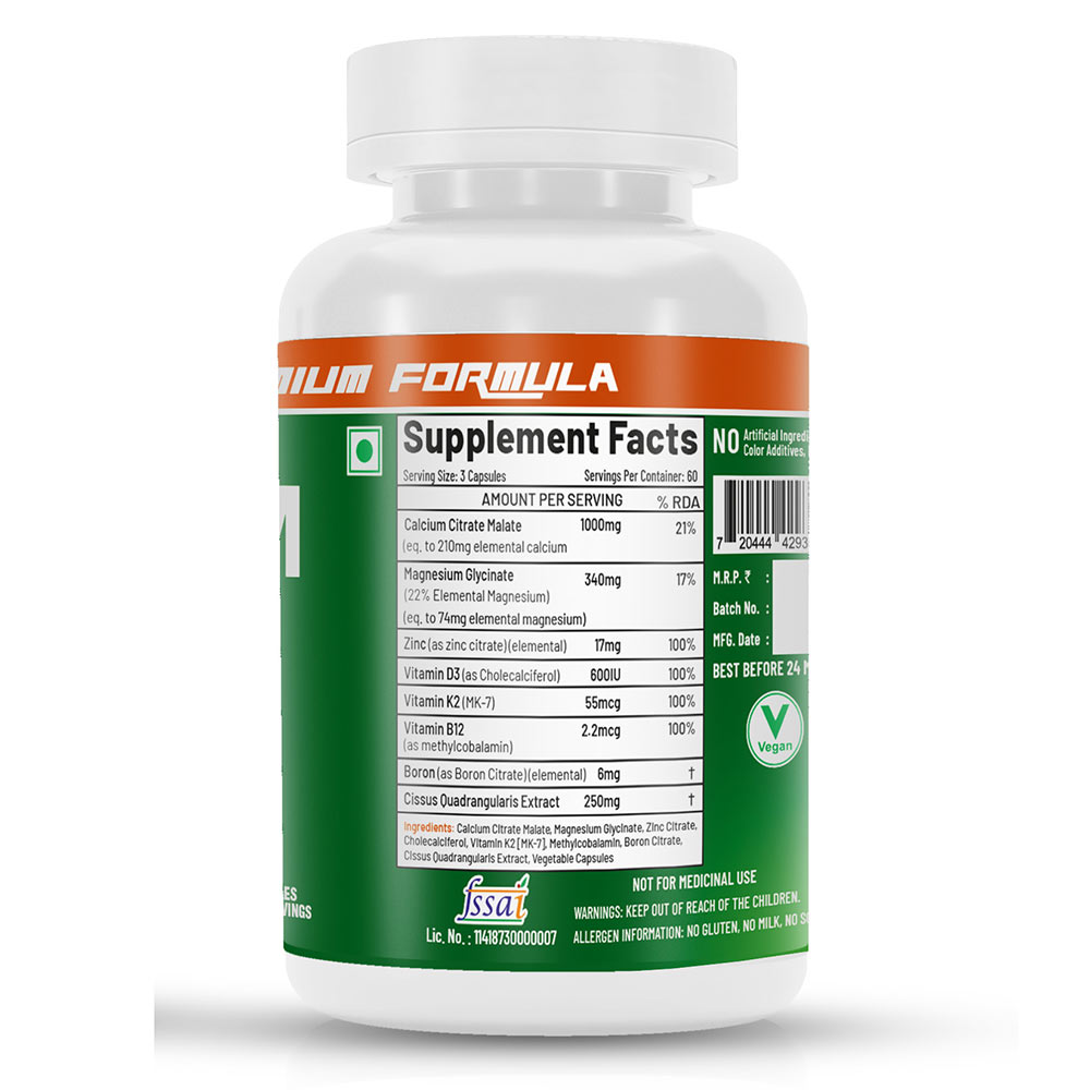 2 - NutriJa Calcium Magnesium Zinc+,  120 capsules  Unflavoured 