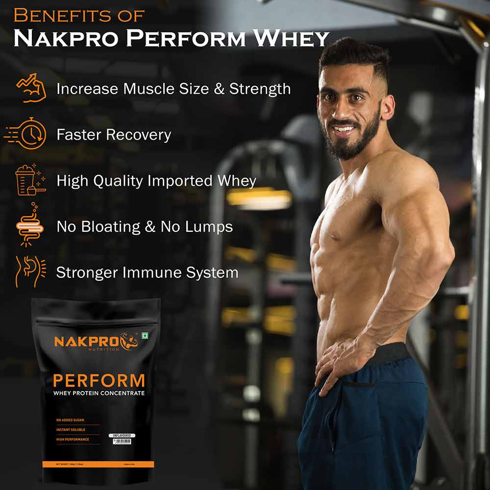 5 - Nakpro Perform Whey Protein Concentrate,  1.1 lb  Chocolate 