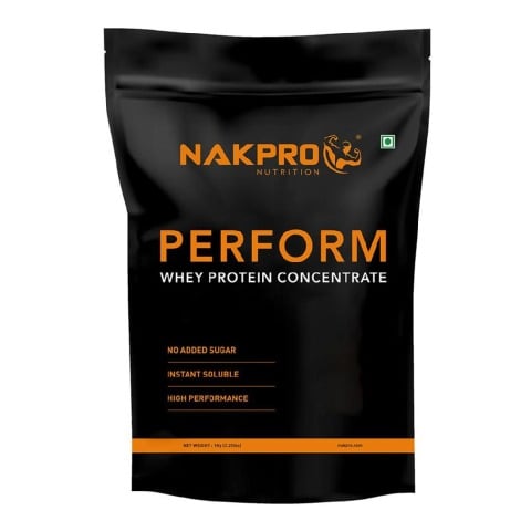 1 - Nakpro Perform Whey Protein Concentrate,  2.2 lb  Cookies & Cream 