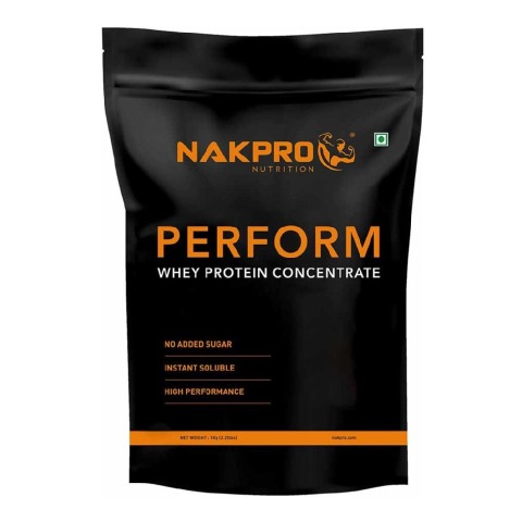 1 - Nakpro Perform Whey Protein Concentrate,  2.2 lb  Unflavoured 