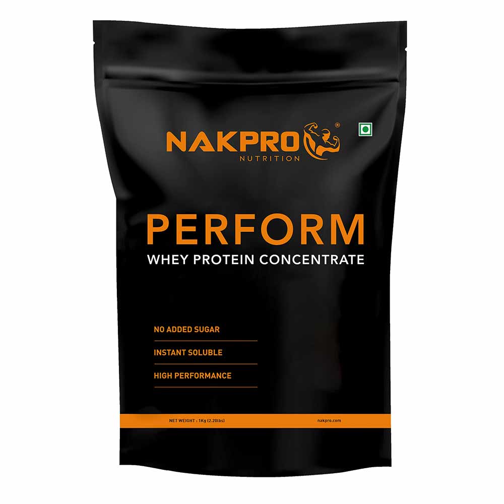 1 - Nakpro Perform Whey Protein Concentrate,  2.2 lb  Unflavoured 